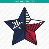 Texas Flag SVG Cut File Cricut Silhouette Cameo Clipart Png Eps Dxf