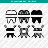 Tooth Monogram SVG Vector Cricut Cut File Clipart Png Eps Dxf