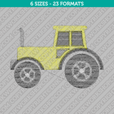 Tractor Embroidery Design