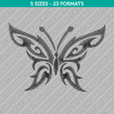 Tribal Butterfly Embroidery Design