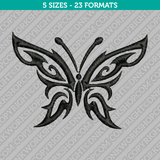 Tribal Butterfly Embroidery Design