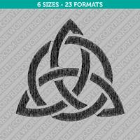 Triquetra Trinity Embroidery Design