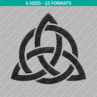 Triquetra Trinity Embroidery Design