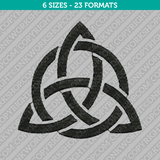 Triquetra Trinity Embroidery Design