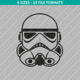 Trooper Stormtrooper Star Wars Embroidery Design - 6 Sizes - INSTANT DOWNLOAD 
