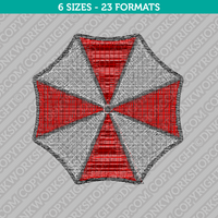 Umbrella Corporation Embroidery Design 