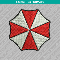 Umbrella Corporation Embroidery Design 