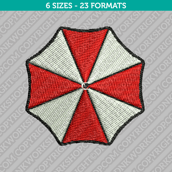 Umbrella Corporation Embroidery Design 