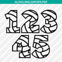 Volleyball-Numbers-SVG-Vector-Silhouette-Cameo-Cricut-Cut-File-Clipart-Png-Dxf-Eps