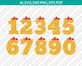 Waffle Birthday Cream Tart Cake Numbers SVG Cricut Cut File Clipart Png Eps Dxf Vector