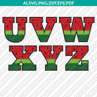 Watermelon-Letters-Fonts-Alphabet-SVG-Vector-Silhouette-Cameo-Cricut-Cut-File-Clipart-Png-Dxf-Eps