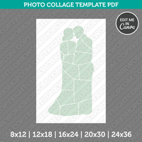 Wedding Marriage Photo Collage Canva PDF