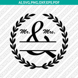 Wedding Anniversary Engagement Marriage Svg Newly Wed Silhouette Cameo Cricut Cut File Png Eps Dxf