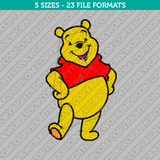 Winnie the Pooh Embroidery Design - 5 Sizes - INSTANT DOWNLOAD 