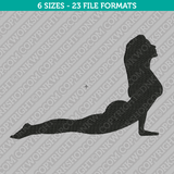 Women Dancer Gymnastic Yoga Embroidery Design - 6 Sizes - INSTANT DOWNLOAD