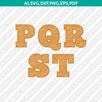 Wood Wooden Letter Font Alphabet SVG Vector Cricut Cut File Clipart Png Eps Dxf Vector