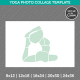 Yoga Photo Collage Template Canva PDF