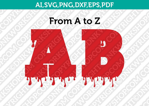 Bloody-Blood-Dripping-Halloween-Letters-Font-Alphabet-Lettering-Birthday-Party-SVG-Vector-Silhouette-Cameo-Cricut-Cut-File-Clipart-Png-Dxf-Eps