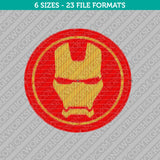 Iron Man Embroidery Design Superhero