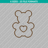 Teddy Bear Embroidery Design